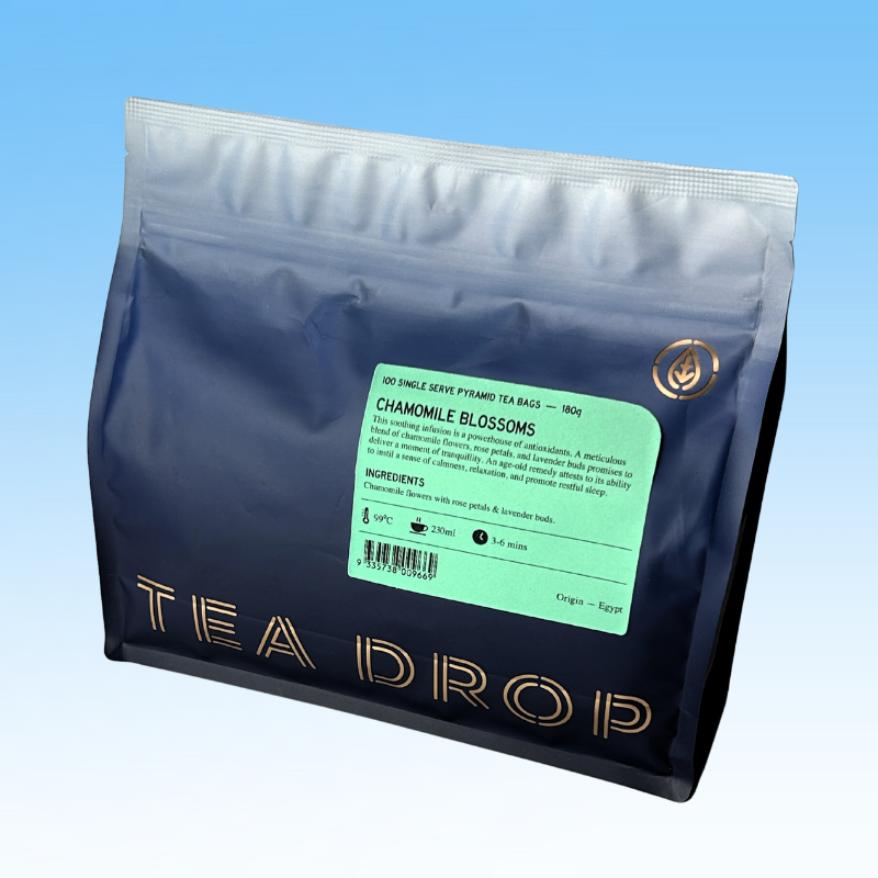 Chamomile Blossom Tea - Tea Drop 100's Single cup tea bags