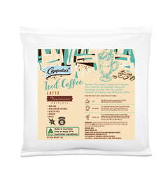 Cappstar iced coffee latte package on a white background