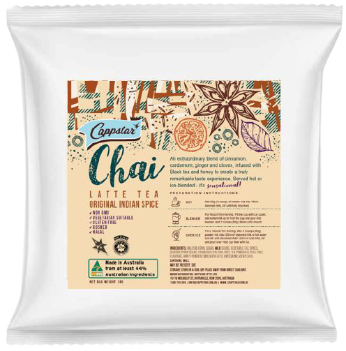 Chai Latte Tea Original Indian  Case (6 x 1kg bags)