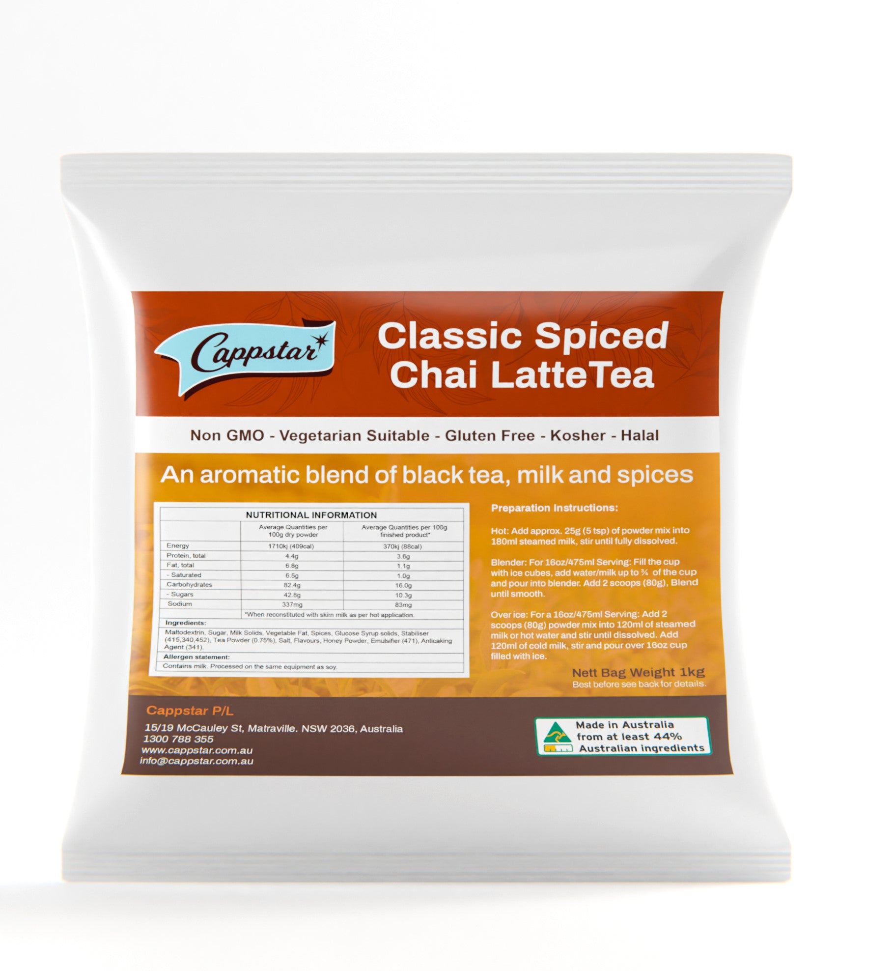 Classic Spiced Chai (1kg bag)