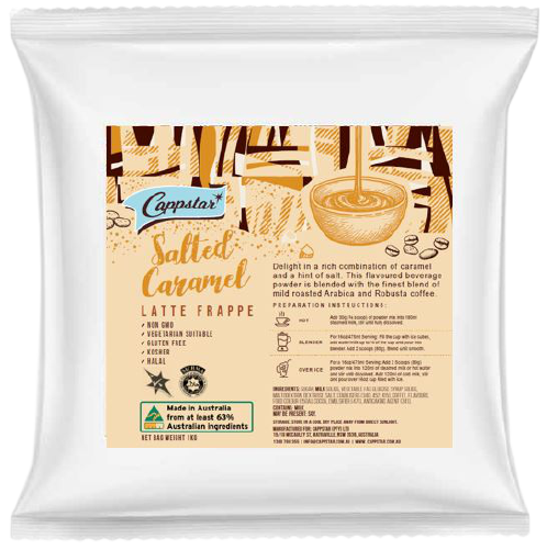 Salted Caramel Latte Frappe  (1kg bag)