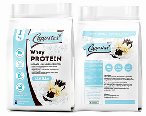 Vanilla Whey Protein 1kg - Cappstar